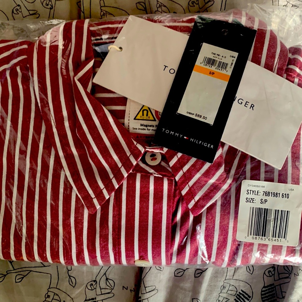 Tommy Hilfiger Adaptive Magnetic Full Button Up shirt #2